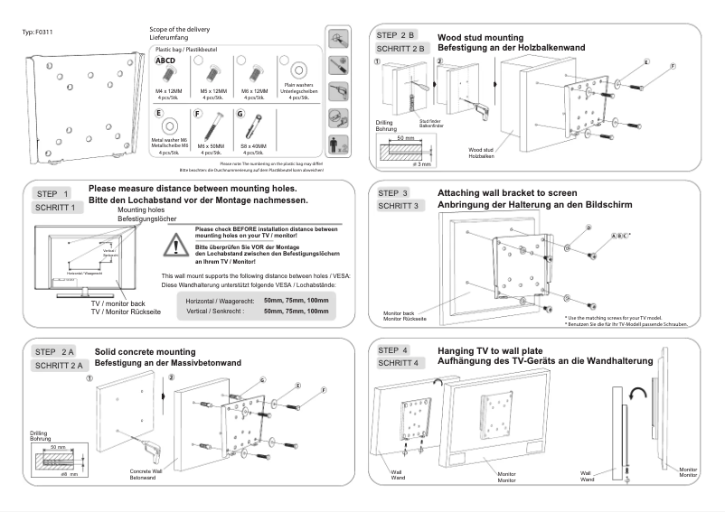 Page 1 of the manual User Manual Ricoo F0311