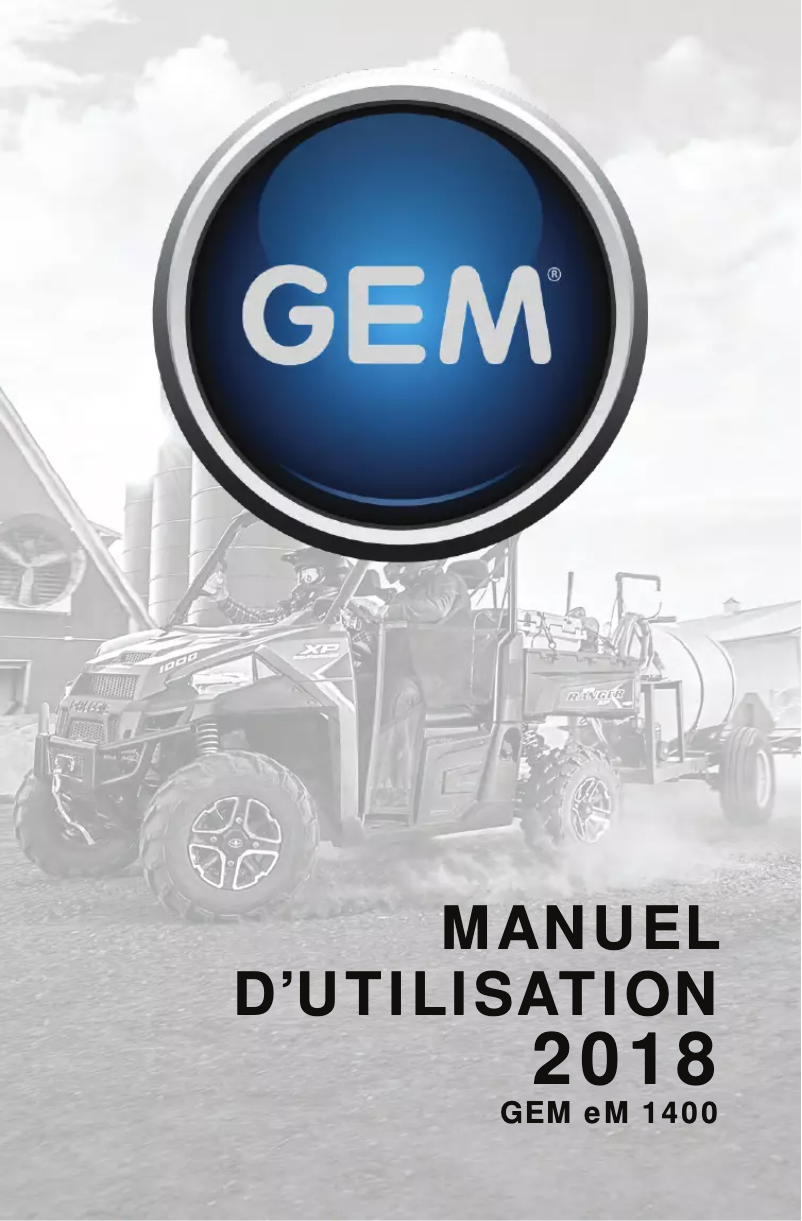 Page 1 de la notice Manuel utilisateur GEM eM1400 (2018)