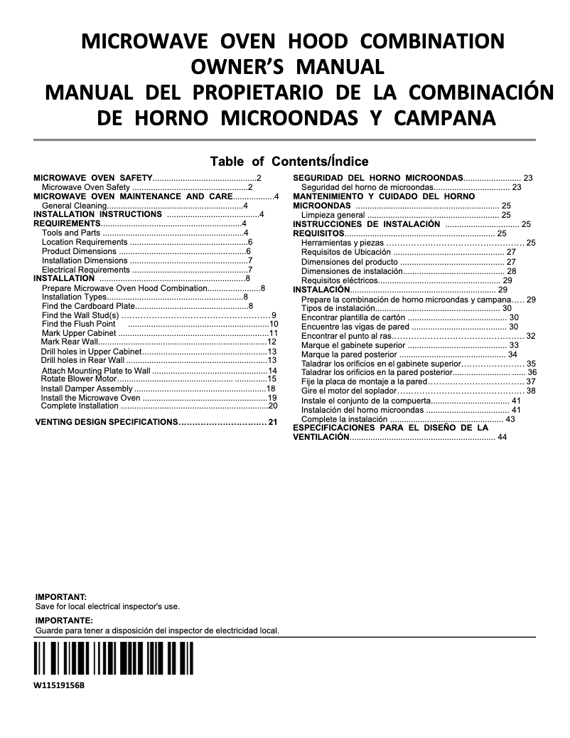 Page 1 de la notice Manuel utilisateur Maytag MMMF6030PB