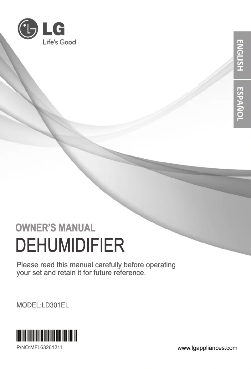Página 1 del manual Manual de usuario LG LD301EL