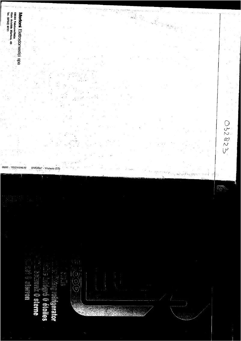 Page 1 de la notice Manuel utilisateur Ariston Thermo OSKVE 160