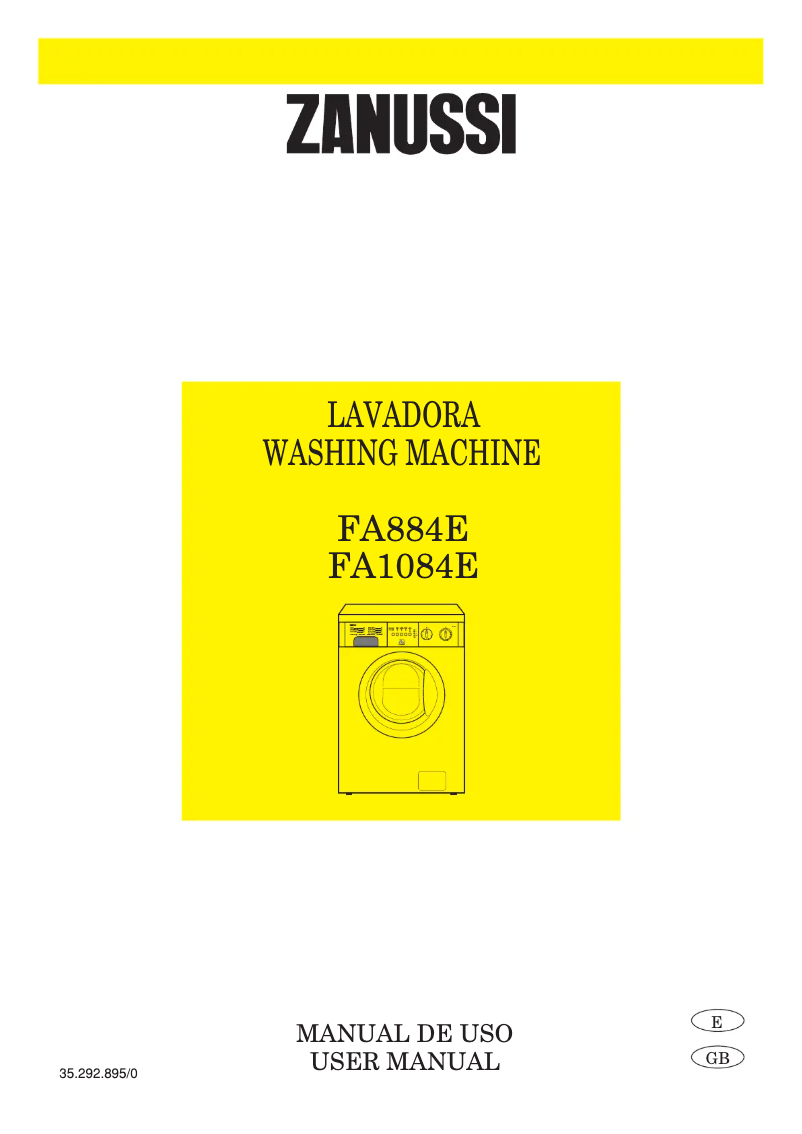 Page 1 de la notice Manuel utilisateur Zanussi FA 1084 E