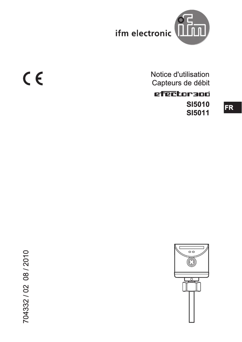 Page 1 de la notice Manuel utilisateur IFM SI5011