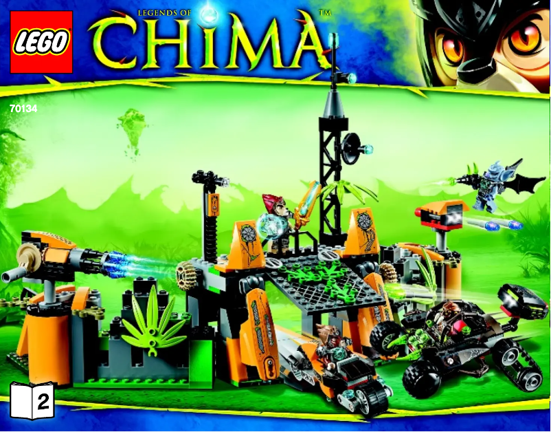Página 1 del manual Manual de usuario Lego Chima 70134