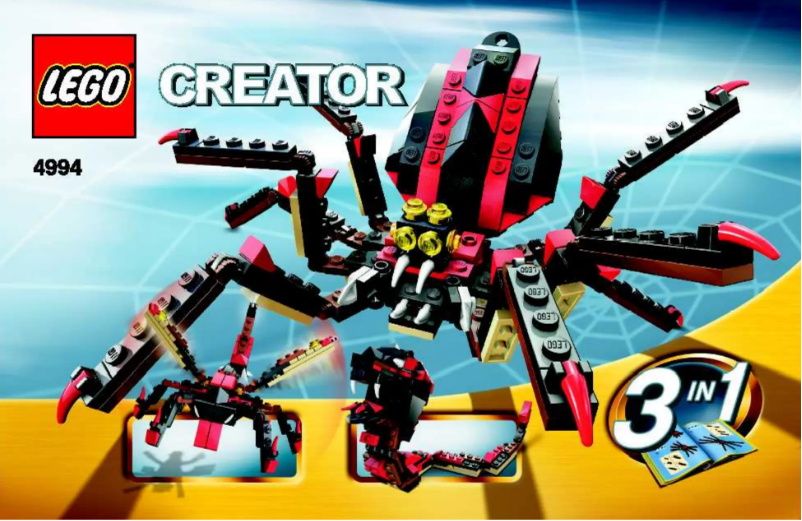 Page 1 de la notice Manuel utilisateur Lego Fierce Creatures