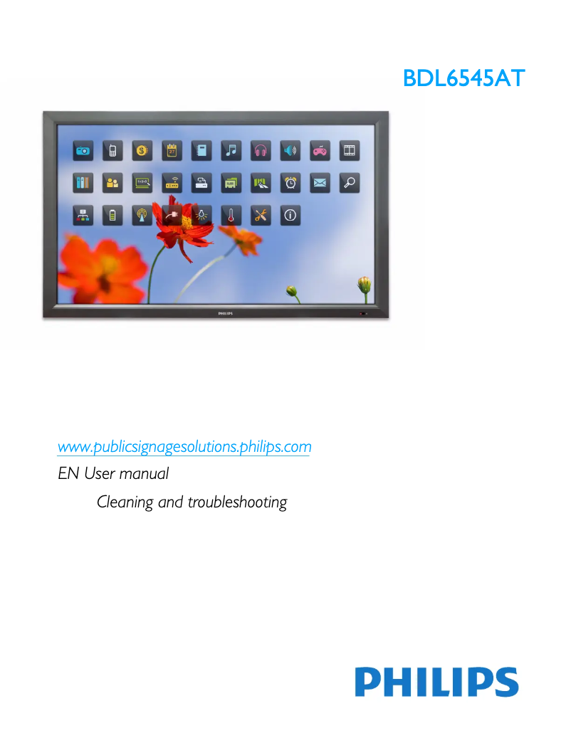 Page n°1 - Mode d'emploi Philips BDL6545AT