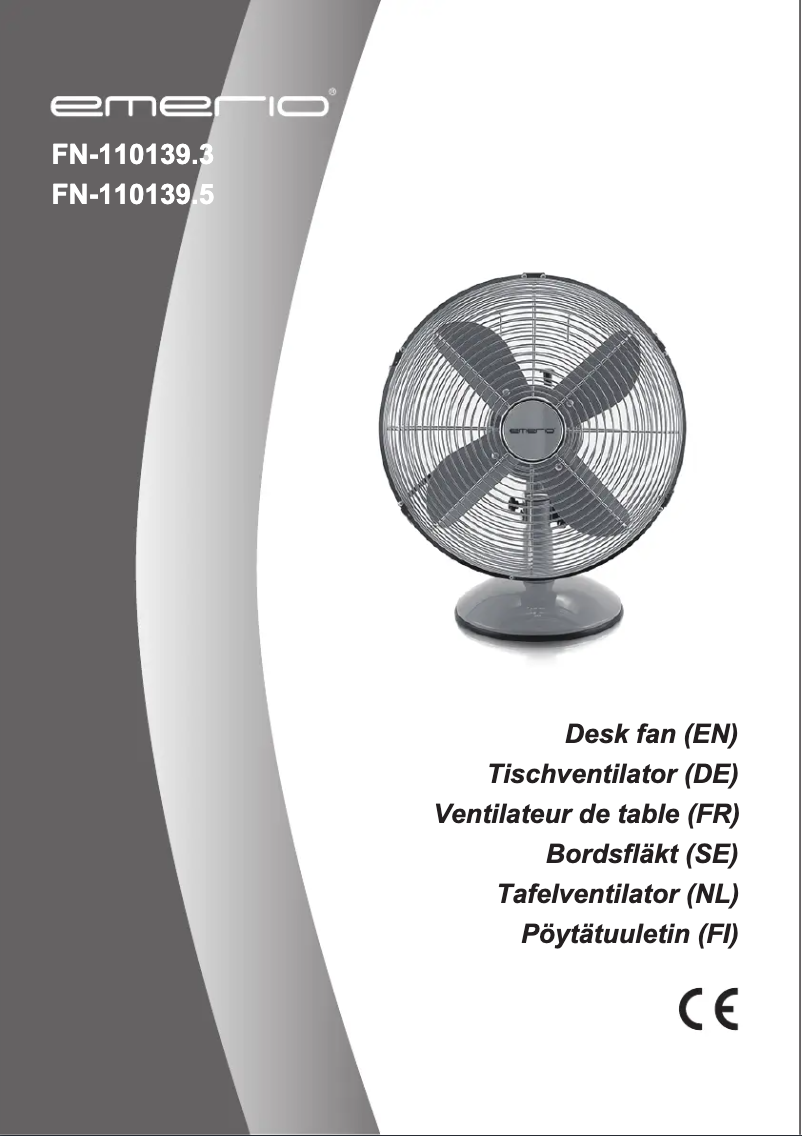 Página 1 del manual Manual de usuario Emerio FN-110139.3