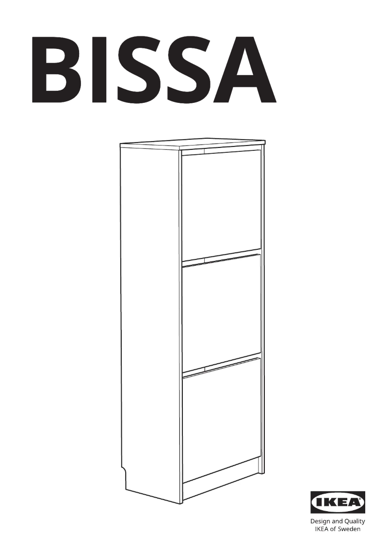 Page 1 de la notice Manuel utilisateur Ikea BISSA 105.302.59