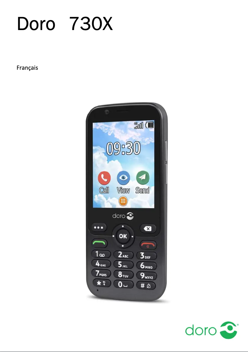 Página 1 del manual Manual de usuario Doro 730X