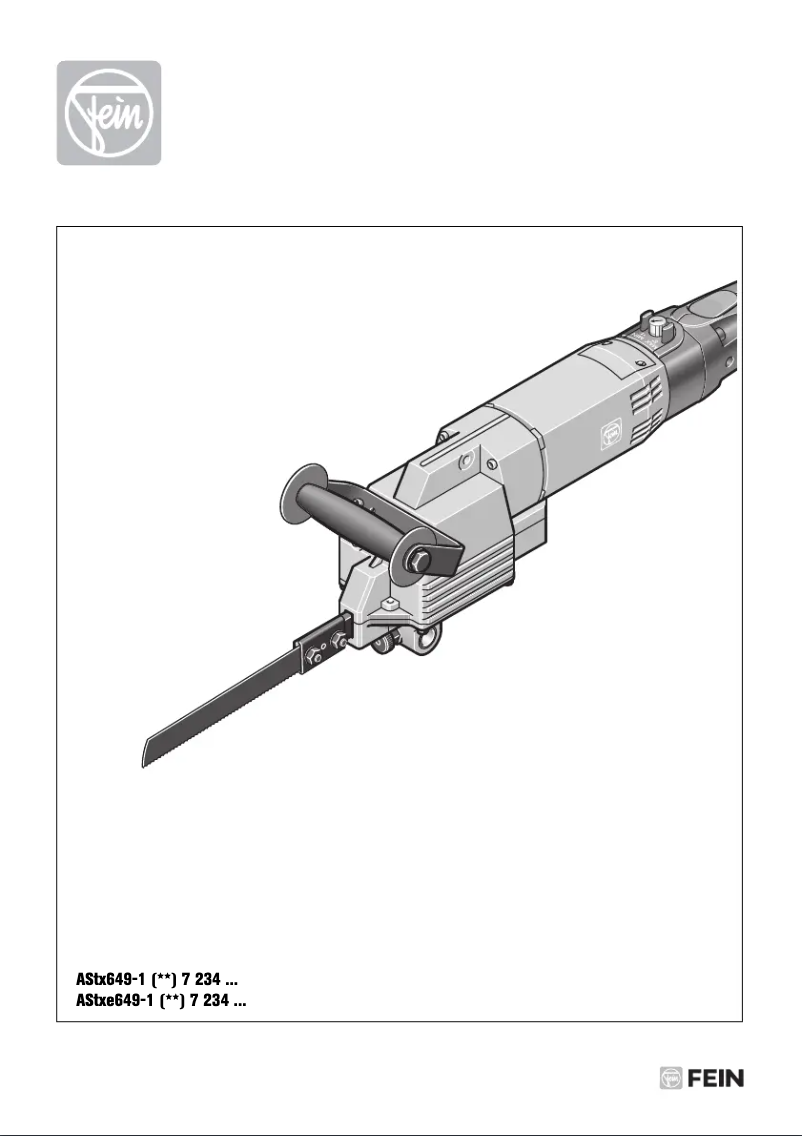 Page 1 de la notice Manuel utilisateur Fein AStxe 649-1