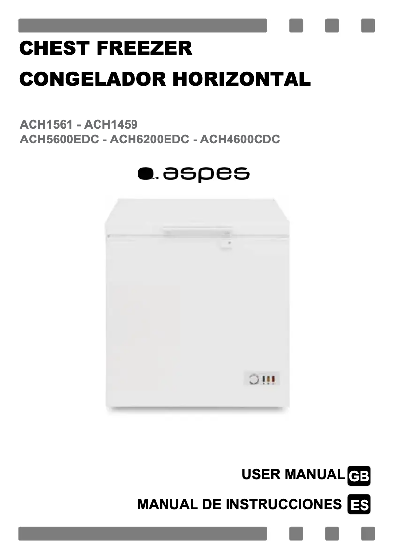 Page 1 de la notice Manuel utilisateur Aspes ACH4600CDC