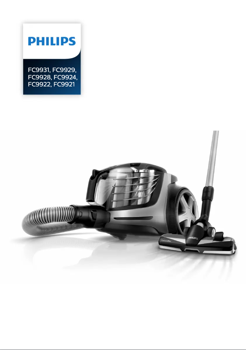 Page 1 of the manual User Manual Philips PowerPro Ultimate FC9928