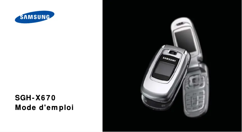Página 1 del manual Manual de usuario Samsung SGH-X670