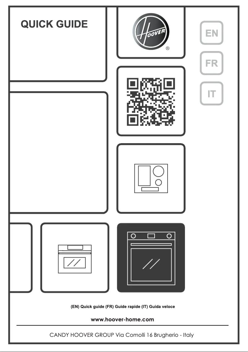 Page 1 de la notice Manuel utilisateur Hoover HO6 UF3T1HTX
