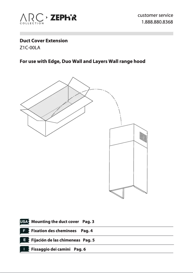 Página 1 del manual Manual de usuario Zephyr Z1C-00LA