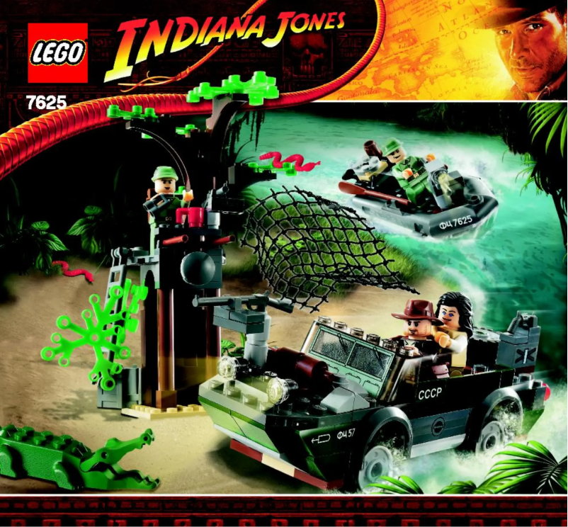 Page 1 de la notice Manuel utilisateur Lego Indiana Jones 7625