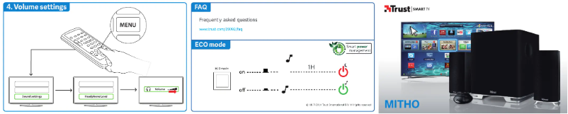 Page 1 de la notice Manuel utilisateur Trust Mitho 2.1