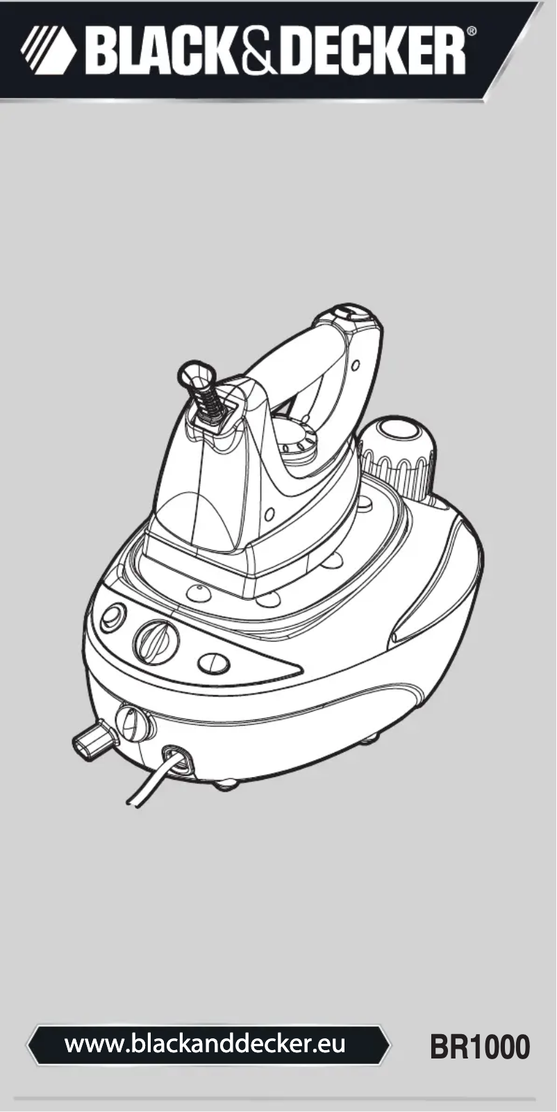 Image de la première page du manuel de l'appareil BR1000