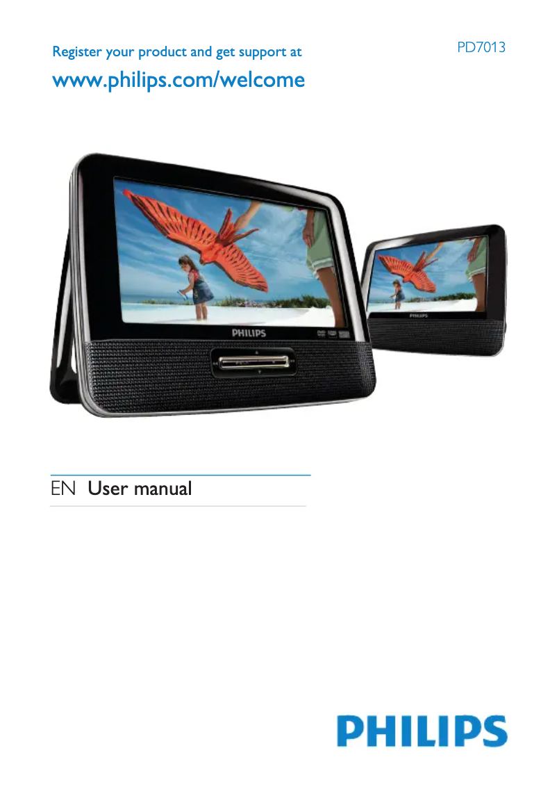 Página 1 del manual Manual de usuario Philips PD7013
