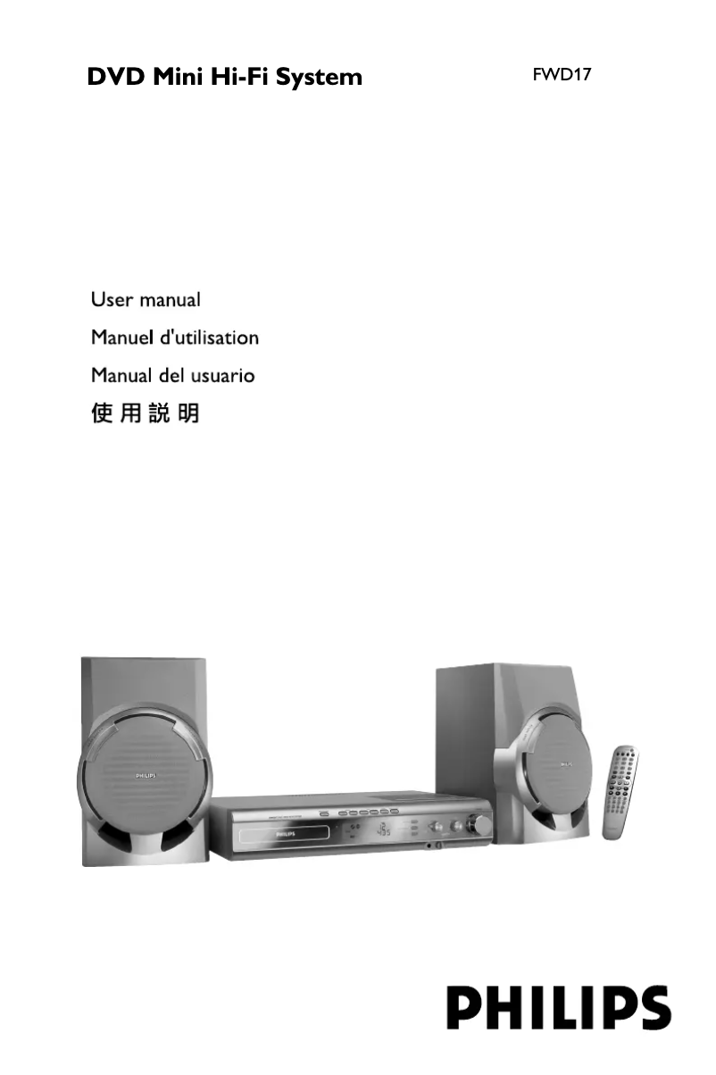 Página 1 del manual Manual de usuario Philips FWD17