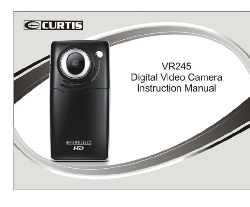 Page 1 de la notice Manuel utilisateur Curtis VR245