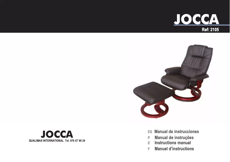 Page 1 de la notice Manuel utilisateur Jocca 2105