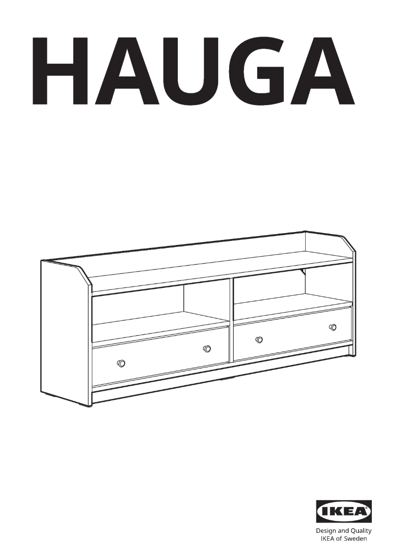 Page 1 de la notice Manuel utilisateur Ikea HAUGA 404.150.45