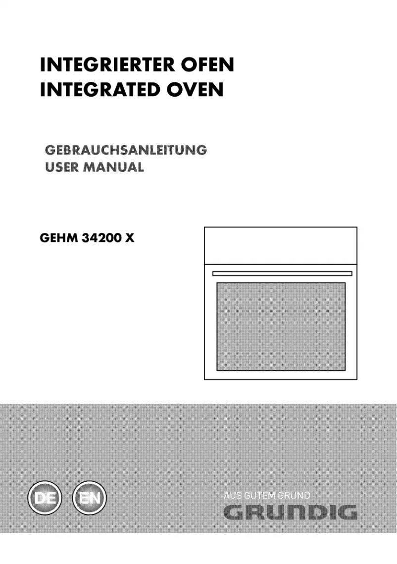 Page 1 de la notice Manuel utilisateur Grundig GEHM 34200 X