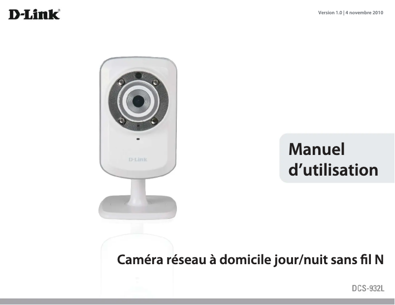 Page 1 de la notice Manuel utilisateur D-Link DCS-932L