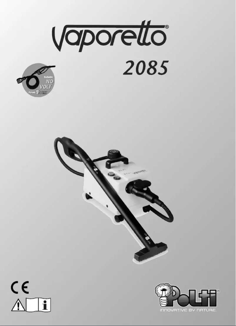 Page 1 of the manual User Manual Polti Vaporetto 2085