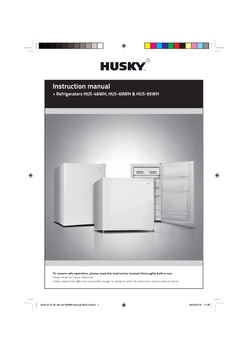 Página 1 del manual Manual de usuario Husky HUS-95WH