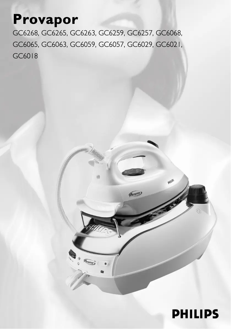 Página 1 del manual Manual de usuario Philips Provapor GC6018