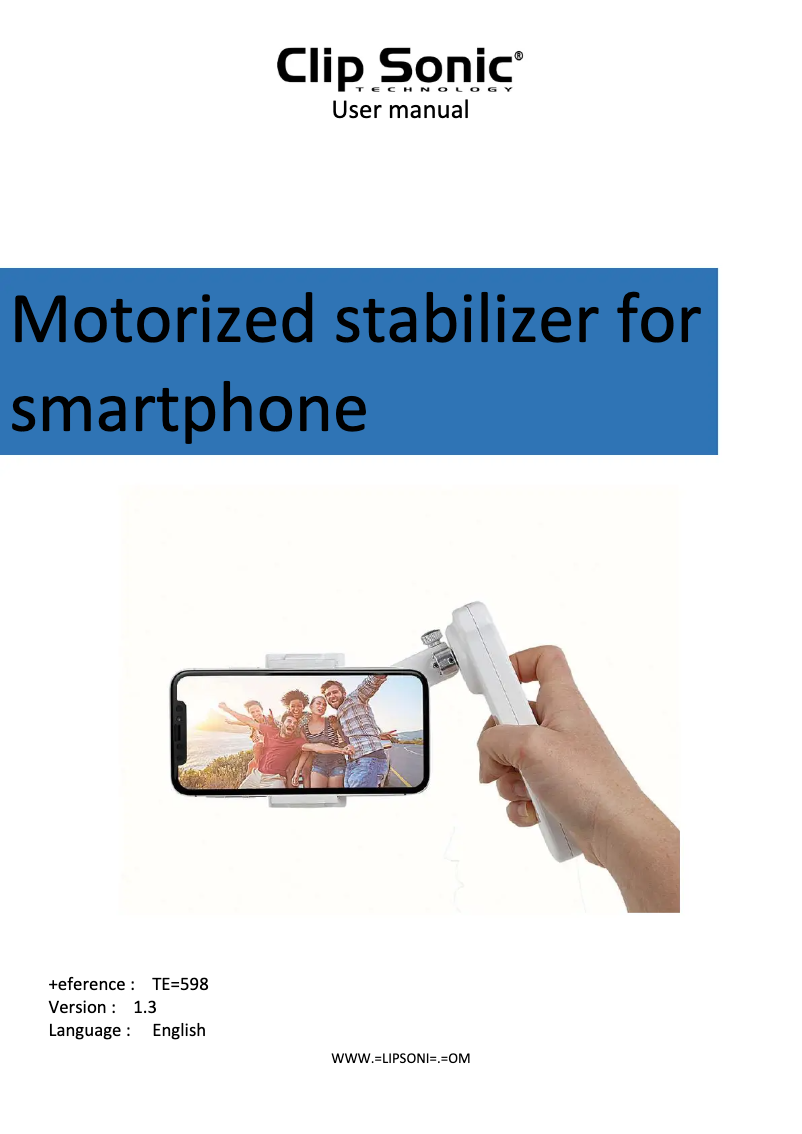 Page 1 de la notice Manuel utilisateur Livoo TEC598