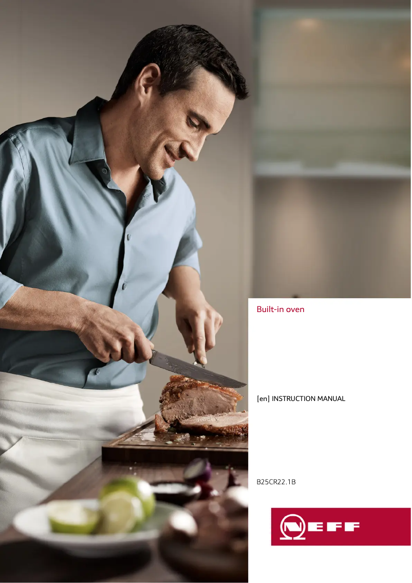 Página 1 del manual Manual de instrucciones Neff B25CR22N1B