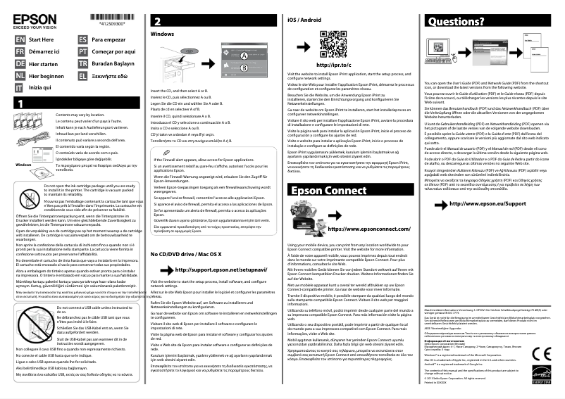 Página 1 del manual Manual de usuario Epson WorkForce WF-7110