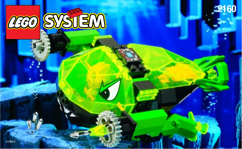 Page 1 de la notice Manuel utilisateur Lego SUBMOUNTAIN CRYSTAL