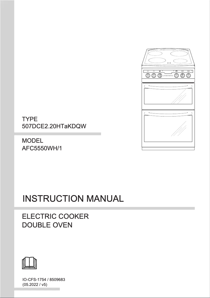 Page 1 de la notice Manuel utilisateur Amica AFC5550WH