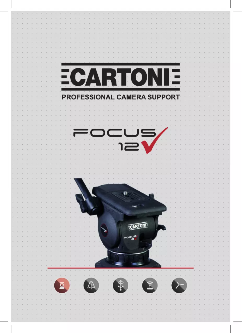 Page 1 de la notice Manuel utilisateur Cartoni Focus 12