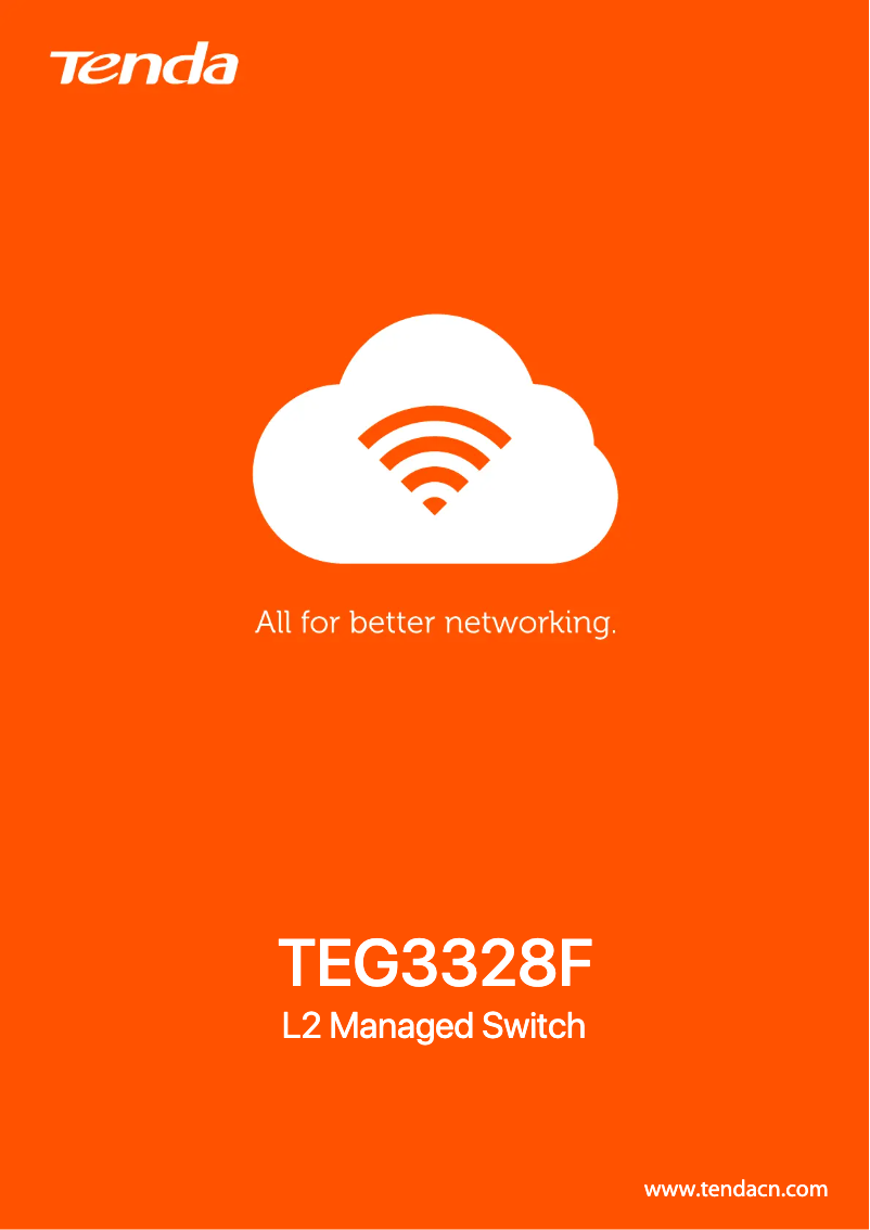 Page 1 de la notice Fiche technique Tenda TEG3328F