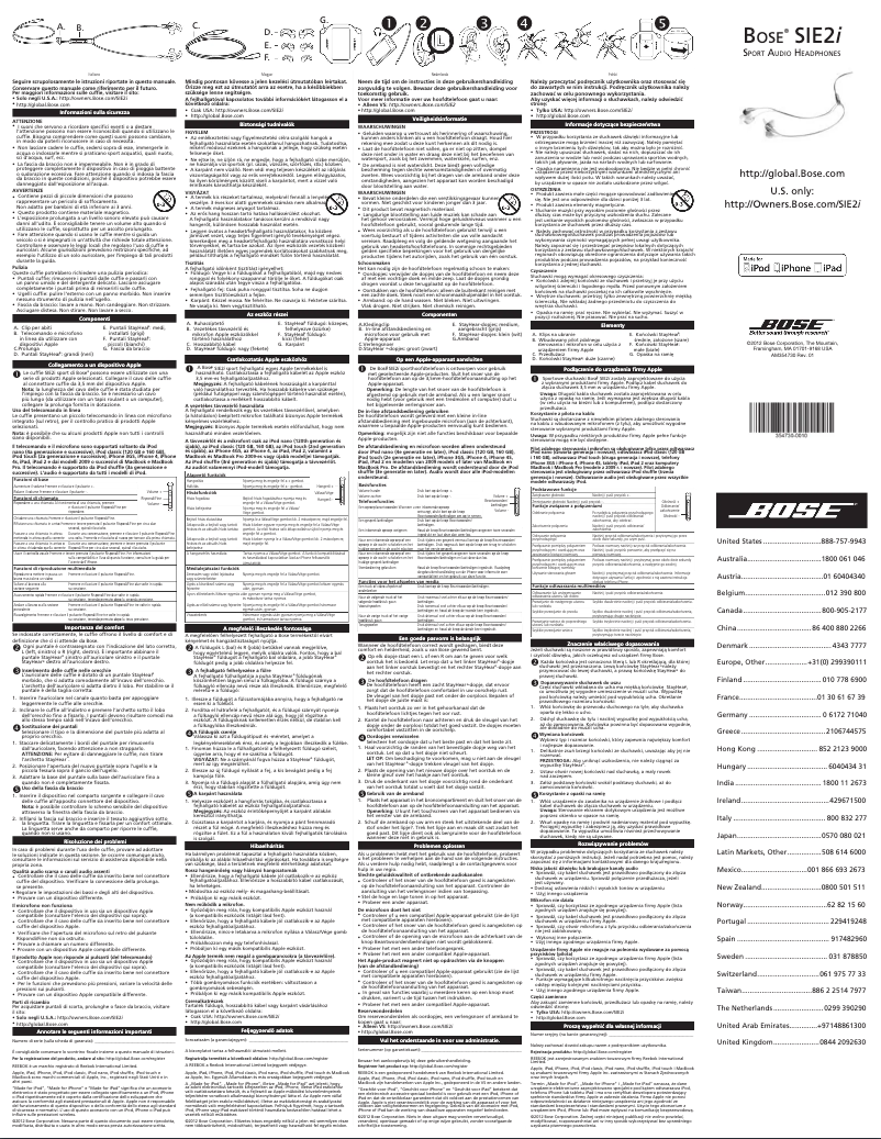 Page 1 of the manual User Manual Bose 627479-0010