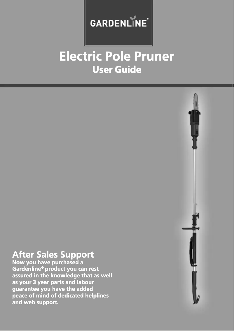 Page 1 de la notice Manuel utilisateur Gardenline BG-EC 620 T