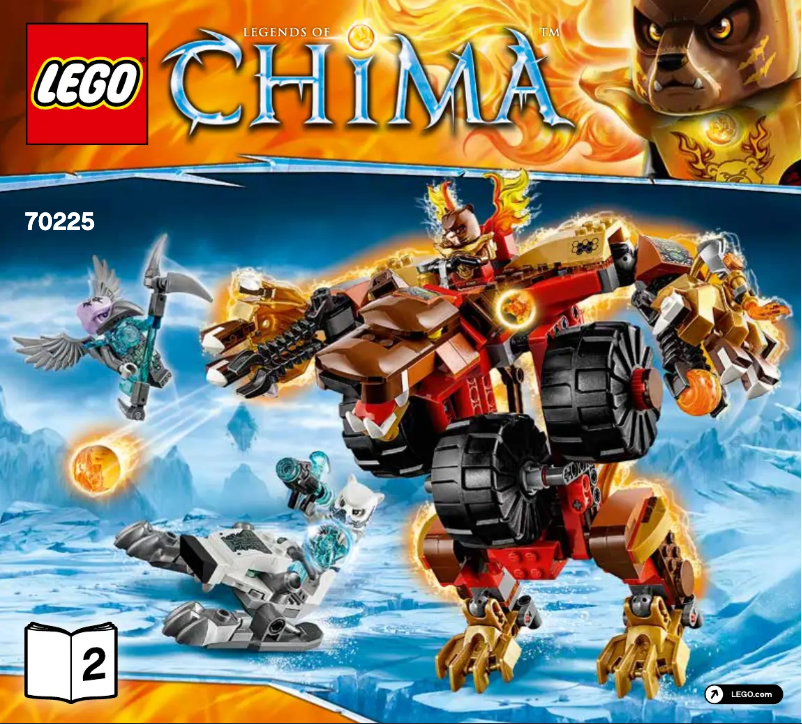 Página 1 del manual Manual de usuario Lego Chima 70225