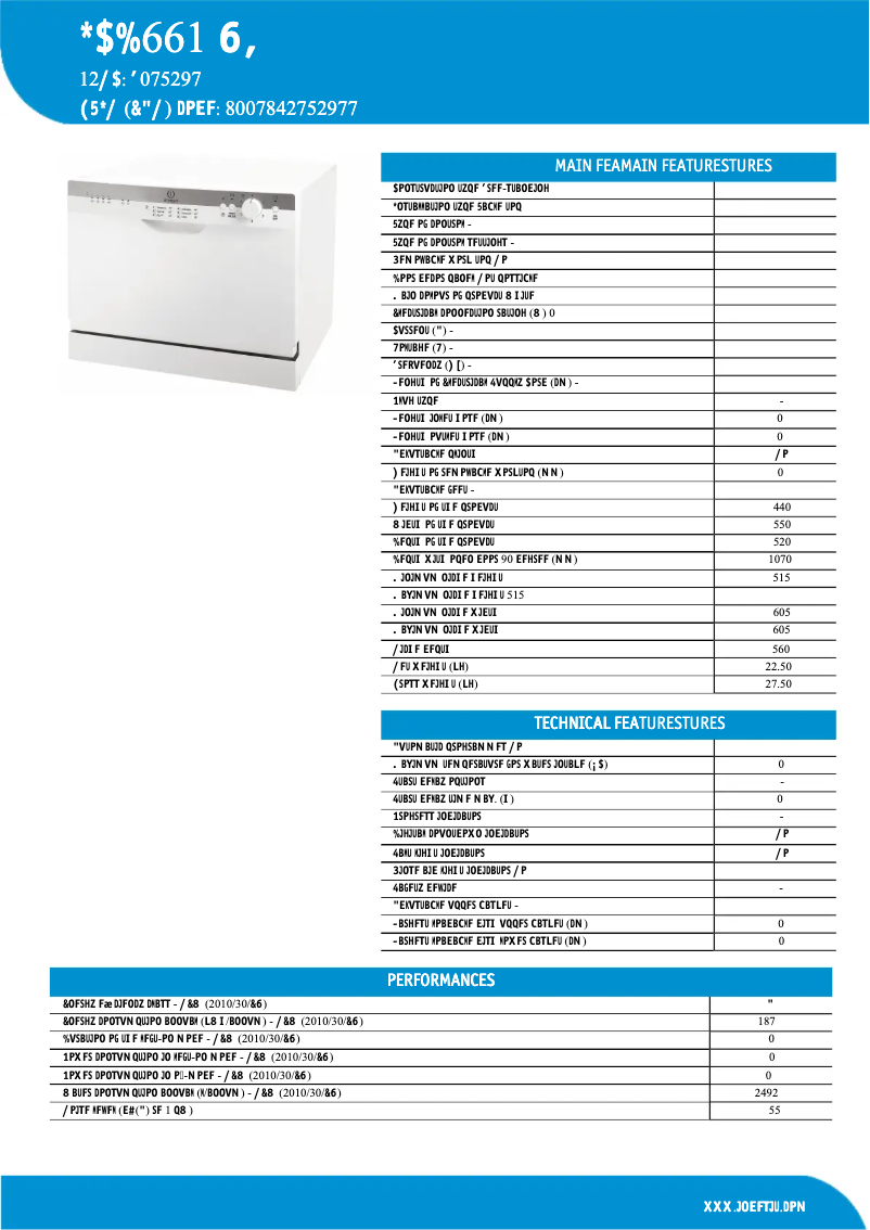 Page n°1 - Manuel utilisateur Indesit ICD661 UK