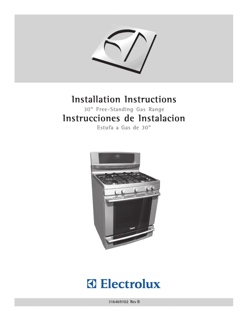 Page 1 de la notice Guide d'installation Electrolux EW30GF65GS