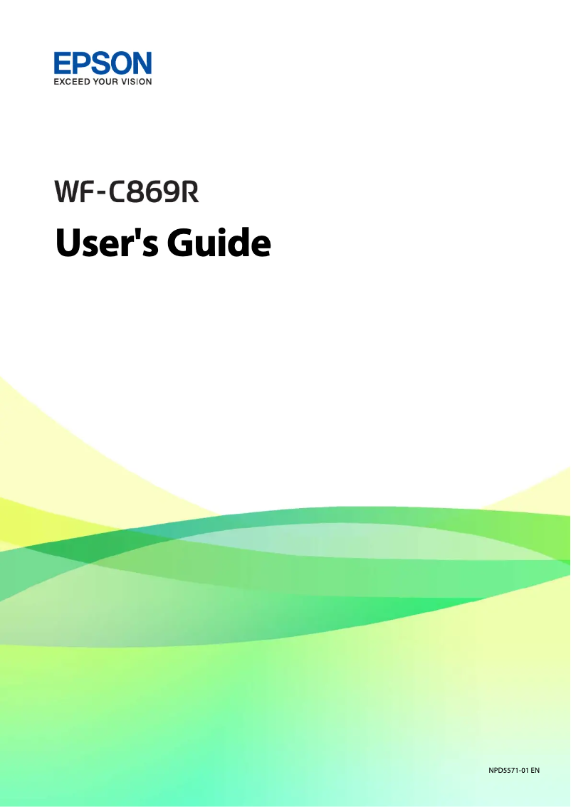 Página 1 del manual Manual de usuario Epson WorkForce Pro WF-C869RDTWF EPP