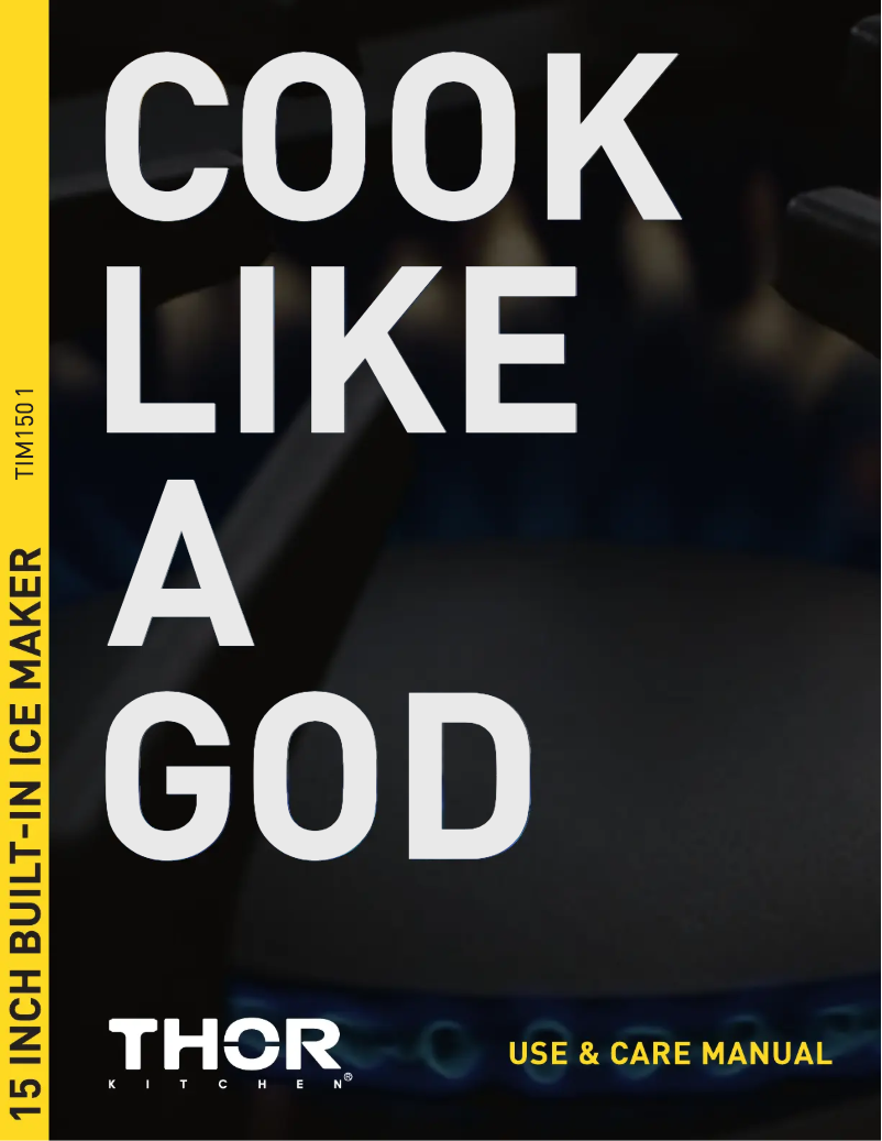 Page 1 de la notice Manuel utilisateur Thor TIM1501