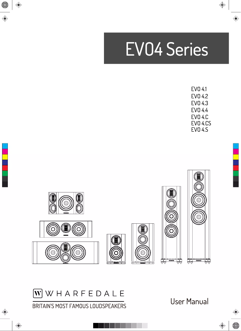 Page 1 of the manual User Manual Wharfedale EVO 4.1