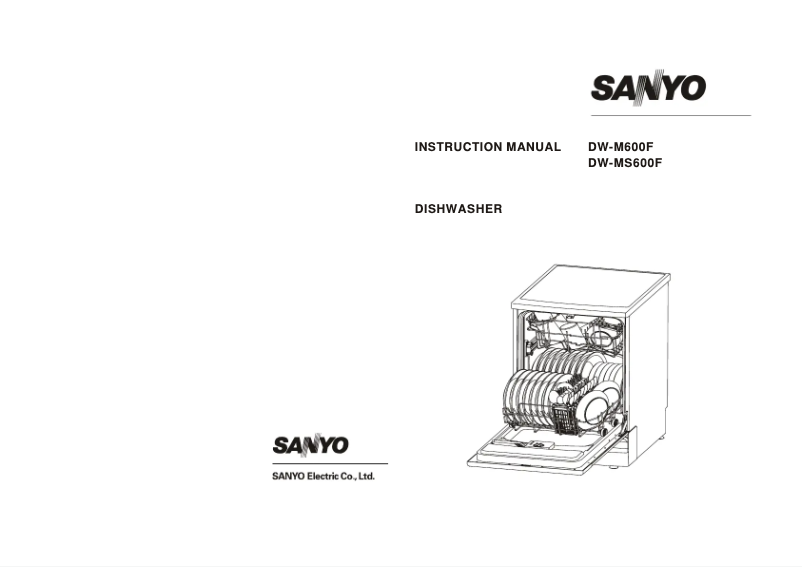 Página 1 del manual Manual de usuario Sanyo DW-MS600F
