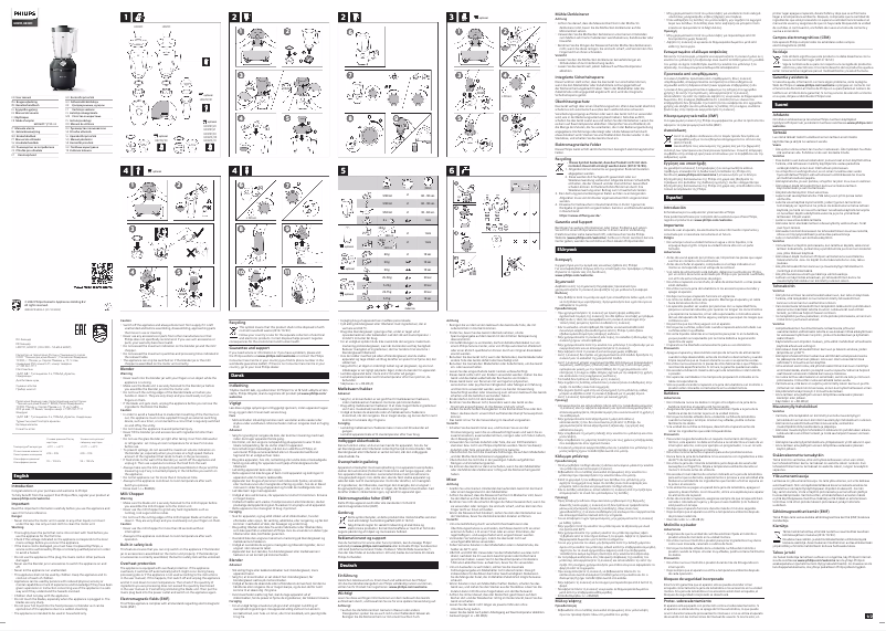 Page 1 de la notice Manuel utilisateur Philips 3000 Series HR2191