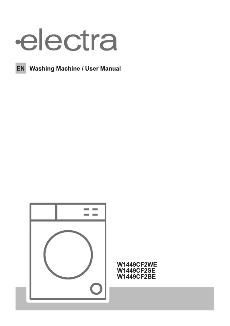 Página 1 del manual Manual de usuario Electra W1449CF2WE